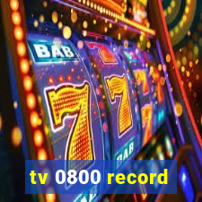 tv 0800 record